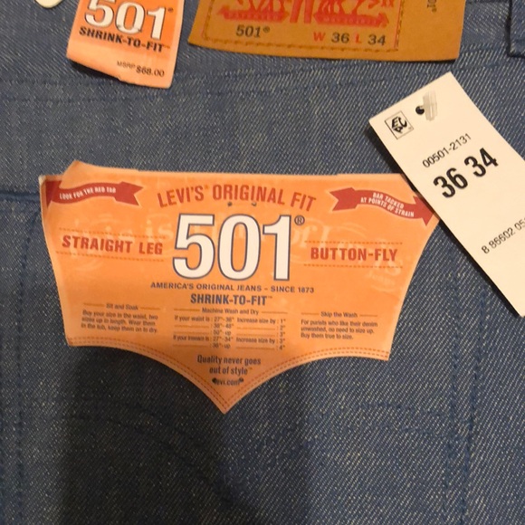 Levi’s 501 - Picture 2 of 3